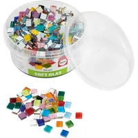 Rayher Mosaiksteine mehrfarbig aus soft Glas