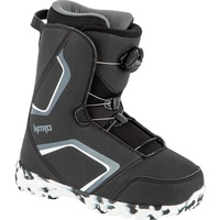 Nitro Unisex – Erwachsene Droid QLS ́22 Snowboardboot, BLK-WHT-Charcoal,