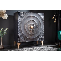 Riess-Ambiente Highboard GOLDEN SUNSET 120cm schwarz gold Mangoholz