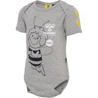 Hummel Maya Kurzärmeliger Body - Grey Melange 86