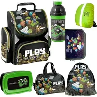 Goldkids 7er Set Schulranzen Ranzen Tornister Schulrucksack Federmappe Turnbeutel