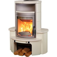 Hark Kaminofen Avenso GT ECOplus 8 kW, Dauerbrand creme-weiss