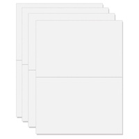 LUMA Einlegeblätter für Karten weiß DIN B6, 10 Blatt,