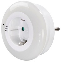 Hama LED-Nachtlicht Circle Colour mit integrierter Steckdose Lichtsensor