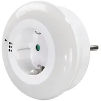 Hama LED-Nachtlicht Circle Colour mit integrierter Steckdose Lichtsensor