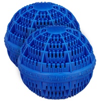 Relaxdays Waschball 2er Set, Waschkugel für Waschmaschine, Waschen ohne