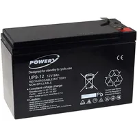 Powery Blei-Gel-Akku für USV APC Back-UPS BK650EI 9Ah 12V