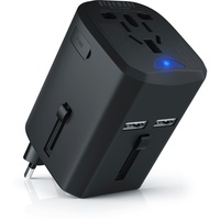 Bearware Universal Reiseadapter mit usb Ladestation für über 140