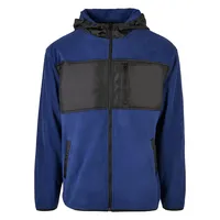 URBAN CLASSICS Micro Fleece Jacke Space Blue 4XL