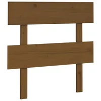 VidaXL Kopfteil Honigbraun 93,5x3x81 cm Massivholz Kiefer