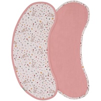 Sterntaler Spucktuch Doppelpack Hase, Baumwollmusselin, uni und gemustert, Schultertuch,