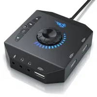 CSL externe Usb Soundkarte mit Lautstärkeregelung Anschluss für Headset,