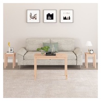 VidaXL Satztische 3 Stk. Massivholz Kiefer