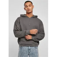 URBAN CLASSICS Zip-Kapuzenpullover in darkshadow | Gr.: XXL