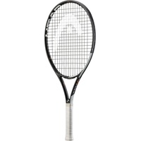 Head Speed Jr. 25 Tennisschläger, Schwarz/Weiß, Griffstärke 07, 8-10