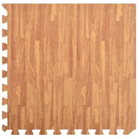 VidaXL Bodenmatten 12 Stk. Holzmaserung 4,32 m2 EVA-Schaumstoff