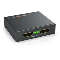 CSL - HDMI-Splitter, Mini 4K UHD 2-Port Verteiler 1x