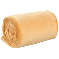 VidaXL Decke Gelb 130x170 cm Polyester