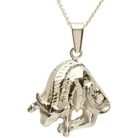 Ostsee-Schmuck Kette mit Anhänger Tierkreiszeichen Stier Gold 333