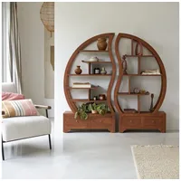 Tikamoon Bücherregal aus Teak 40 x 30 x 180