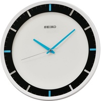 Seiko Wanduhr SEIKO "QXA769W", weiß, Wanduhren, Ø 30,7cm, Quarzuhr,Wohnzimmer,Esszimmer,Küche,Arbeitszimmer,Büro,
