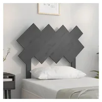 VidaXL Kopfteil Grau 92x3x81 cm Massivholz Kiefer