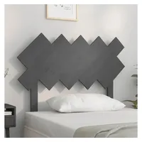 VidaXL Kopfteil Grau 104x3x80,5 cm Massivholz Kiefer