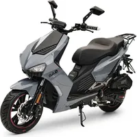 Burnout Motorroller BAD s Grau 50ccm 25 kmh Mofa