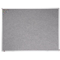 Dots Pinnwand 120,0 x 90,0 cm Textil grau