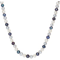 VALERO PEARLS Perlen-Kette Sterling Silber Süßwasser-Zuchtperle in 45 cm