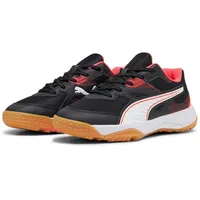 Puma SolarFLASH II Hallenschuhe Kinder 06 black/fire orchid/white/gum 29