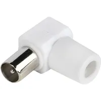 Vivanco Winkel Koaxial Stecker (48007)