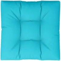 VidaXL Palettenkissen Türkis 80x80x12 cm Stoff