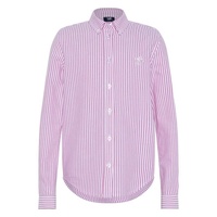 Polo Sylt Bluse mit Streifenmuster rosa 158-164cm 13-14J