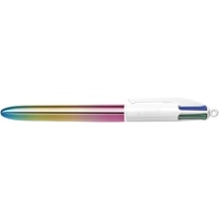 BIC 4-Farben-Kugelschreiber GRADIENT mehrfarbig, Schreibfarbe: schwarz, blau, grün, rot,