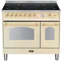 Lofra RBID96MFTE/5i Doppel-Elektroherd mit Gas-Kochfeld messing finish