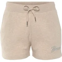Bench. loungewear Relaxshorts Damen beige meliert Gr.48/50