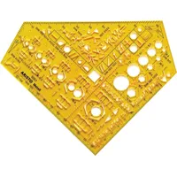 ARISTO Zeichenschablone gelb