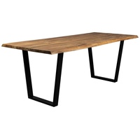 Dutchbone Aka Esstisch 180x90cm Akazie Massivholz - Schwarz