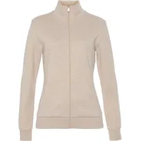Bench. loungewear Sweatjacke, mit glänzender Logostickerei am Stehkragen, Loungewear