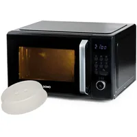 Domo Mikrowelle 1000 Watt 8 Programme, Drehteller Auftaufunktion& Timer
