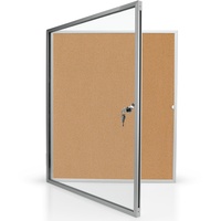 Magnetoplan Schaukasten SP Kork mit Acrylglas, Innenbereich 9xA4 870x1085x40mm