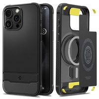 SPIGEN Rugged Armor MagSafe - matte black - iPhone