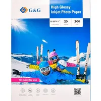 G&G Fotopapier 20 Blatt 8,5 x 11 Zoll /