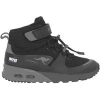 KangaROOS KX-Hydro Sneaker, Jet Black Steel Grey, 31