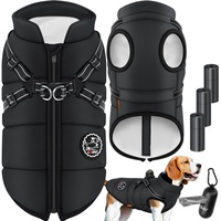 Lovpet LOVPET® Hundejacke Hundemantel mit Geschirr, inkl. 45 Stück