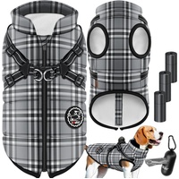 Lovpet LOVPET® Hundejacke Hundemantel mit Geschirr, inkl. 45 Stück