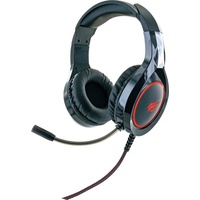 Schwaiger GH50 Gaming Headset Over-Ear, mit eingebautem Mikrofon, Schwarz