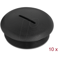 DeLock 60234 Verschlussstopfen M40 x 1,5 schwarz 10 Stück