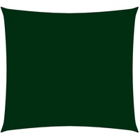 VidaXL Sonnensegel Oxford-Gewebe Quadratisch 3,6x3,6 m Dunkelgrün